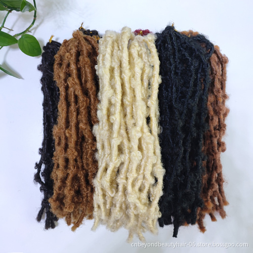 Long Goddess Locs Faux Distressed Butterfly Locs braids for african hair New Faux locs Soft dread locks